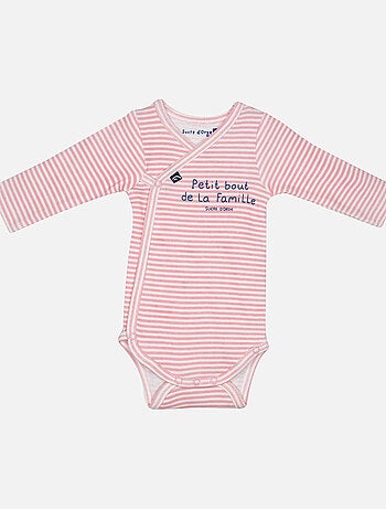 LOT DE 2 BODIES JOLINE MANCHES LONGUES NAISSANCE