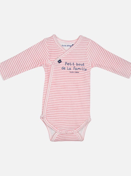 LOT DE 2 BODIES JOLINE MANCHES LONGUES NAISSANCE - Kiabi