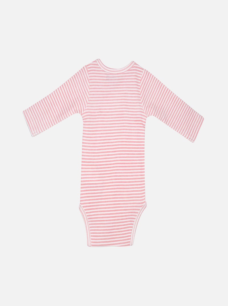 LOT DE 2 BODIES JOLINE MANCHES LONGUES NAISSANCE Rose - Kiabi
