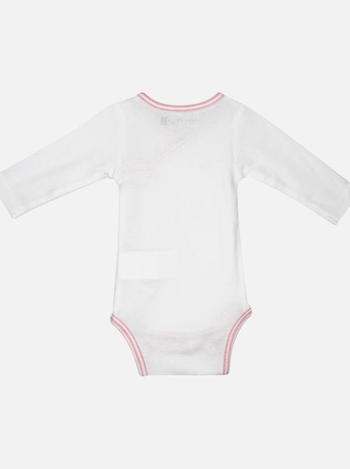 LOT DE 2 BODIES JOLINE MANCHES LONGUES NAISSANCE - Kiabi