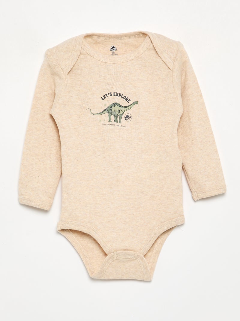 Lot de 2 bodies 'Jurassic world' Vert - Kiabi
