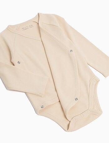 Lot de 2 bodies kimono manches longues, bébé MO Fashion