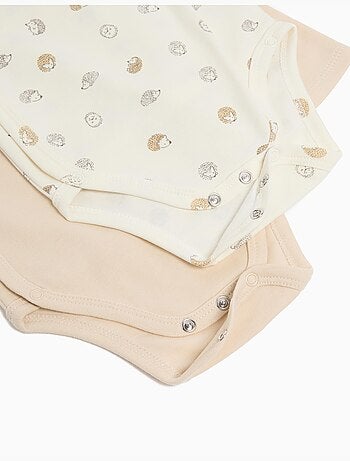 Lot de 2 bodies kimono manches longues, bébé MO Fashion