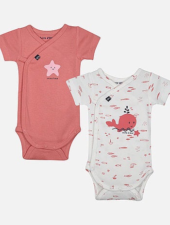 LOT DE 2 BODIES LAHINA OUVERTURE DEVANT NAISSANCE