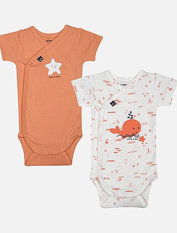 LOT DE 2 BODIES LAIBA OUVERTURE DEVANT NAISSANCE