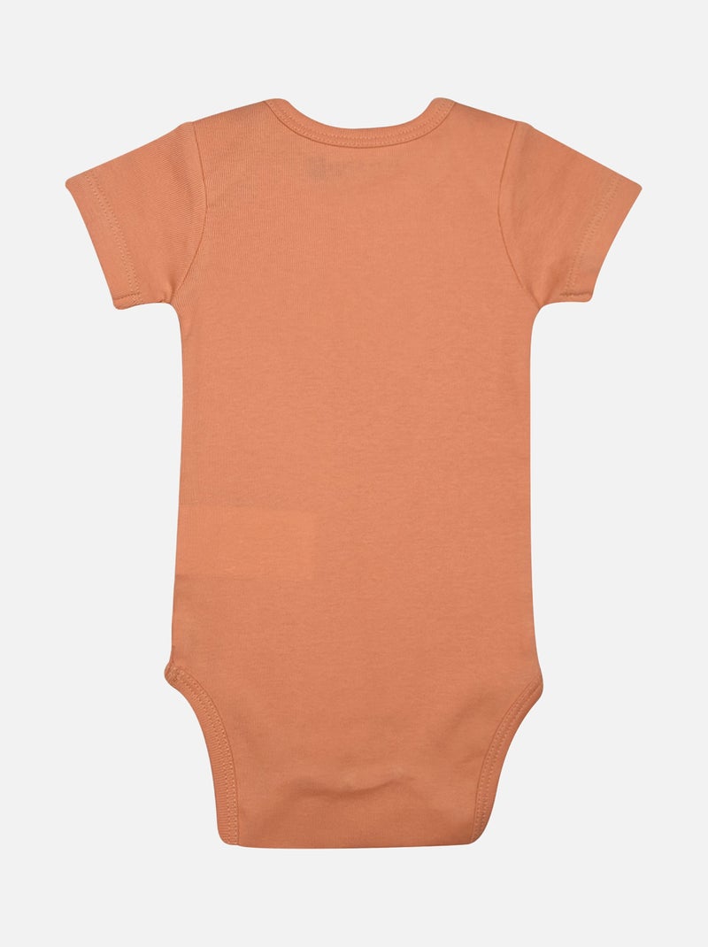 LOT DE 2 BODIES LAIBA OUVERTURE DEVANT NAISSANCE Orange - Kiabi