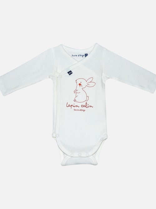 LOT DE 2 BODIES LEONIN OUVERTURE DEVANT NAISSANCE - Kiabi