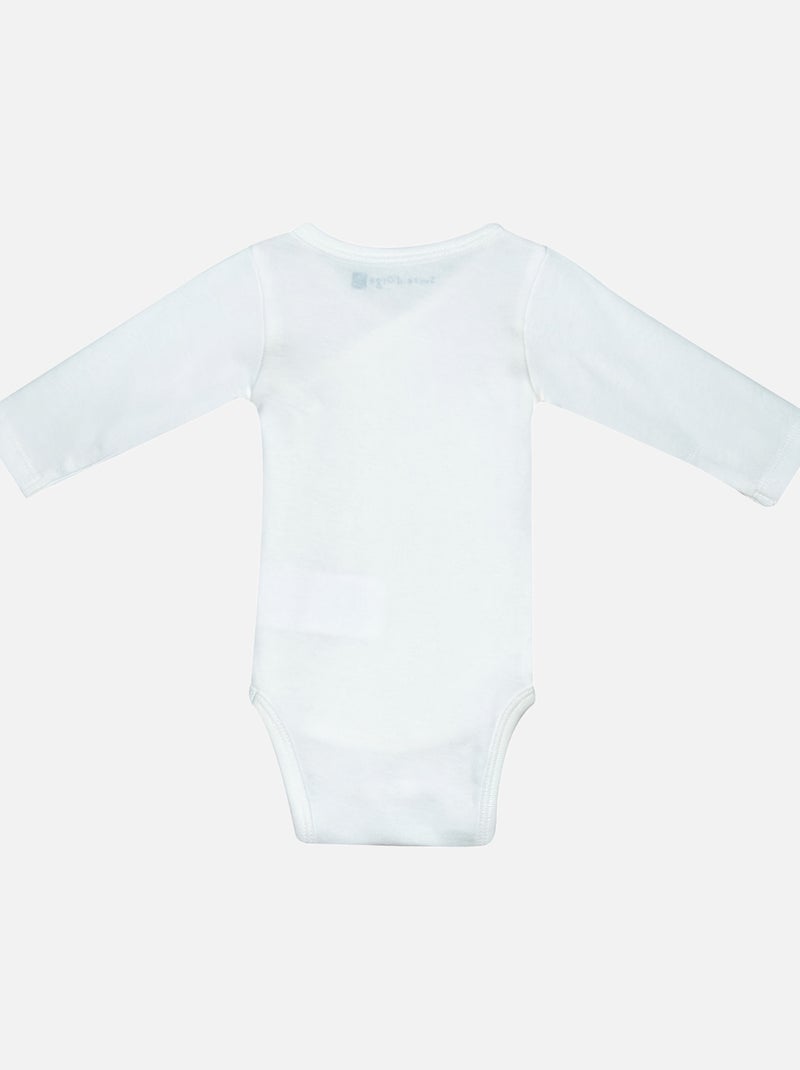 LOT DE 2 BODIES LEONIN OUVERTURE DEVANT NAISSANCE Beige - Kiabi