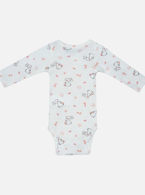 LOT DE 2 BODIES LEONIN OUVERTURE DEVANT NAISSANCE - Kiabi