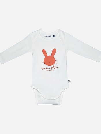 LOT DE 2 BODIES LOMAN MANCHES LONGUES BEBE