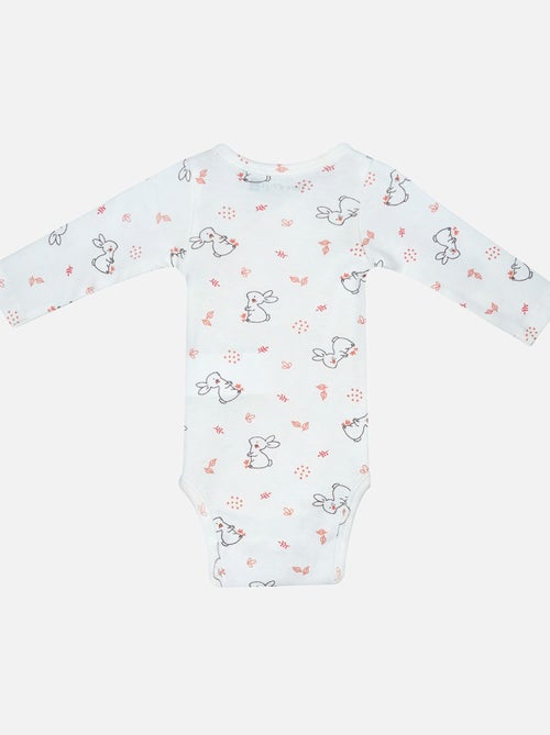 LOT DE 2 BODIES LOMAN MANCHES LONGUES BEBE - Kiabi