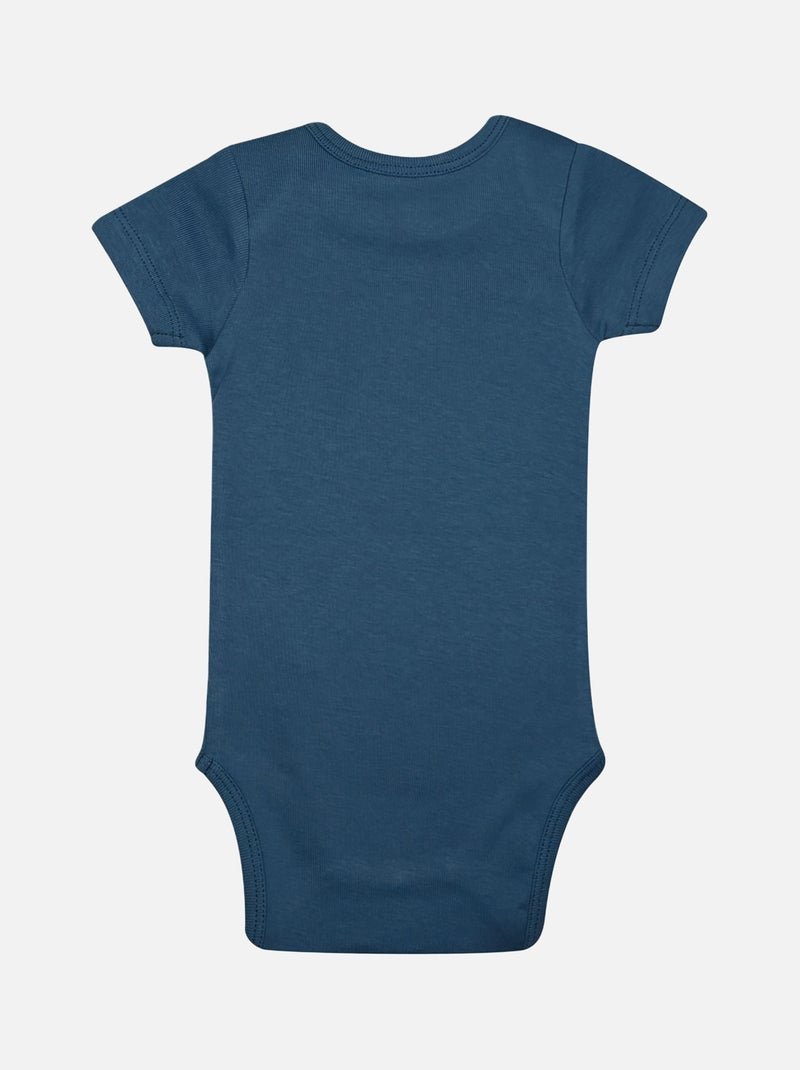 LOT DE 2 BODIES LORCA OUVERTURE DEVANT NAISSANCE Bleu - Kiabi