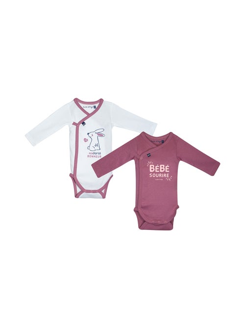 LOT DE 2 BODIES MALORY OUVERTURE DEVANT - Kiabi