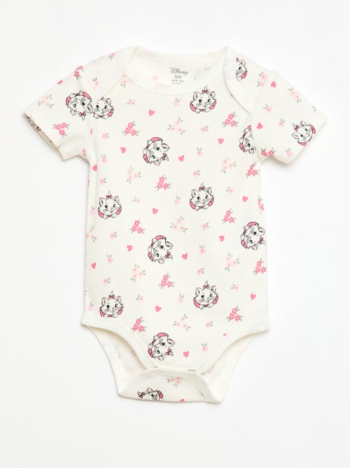 Lot de 2 bodies manches courtes 'Disney' 'Marie' - Kiabi