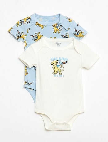 Lot de 2 bodies manches courtes 'Disney' 'Marie'