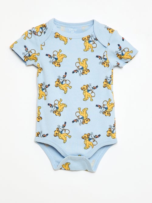 Lot de 2 bodies manches courtes 'Disney' 'Simba' - Kiabi