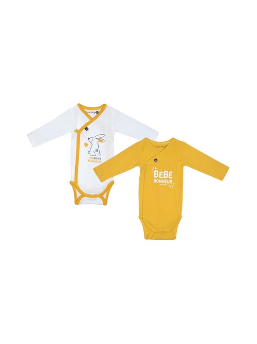 LOT DE 2 BODIES MAURADE OUVERTURE DEVANT - Kiabi