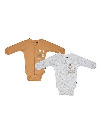 LOT DE 2 BODIES NICKSON OUVERTURE DEVANT NAISSANCE