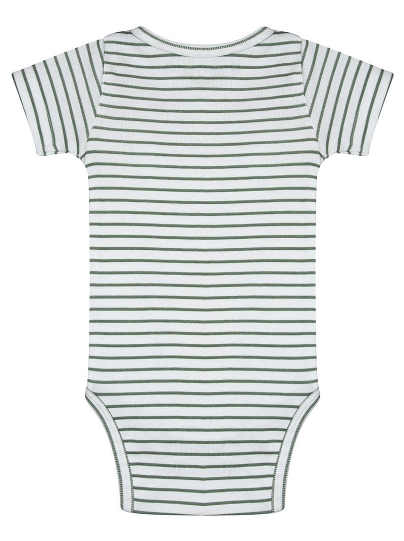 LOT DE 2 BODIES OSCAR OUVERTURE DEVANT Vert - Kiabi