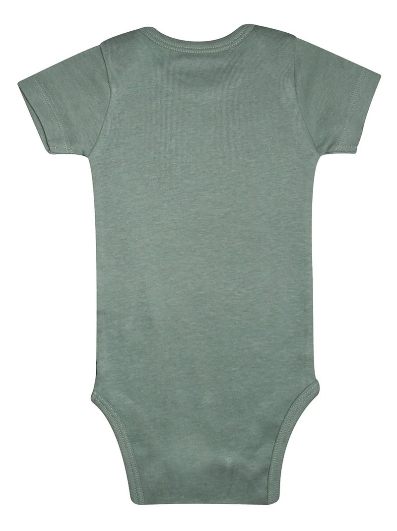 LOT DE 2 BODIES OSCAR OUVERTURE DEVANT Vert - Kiabi