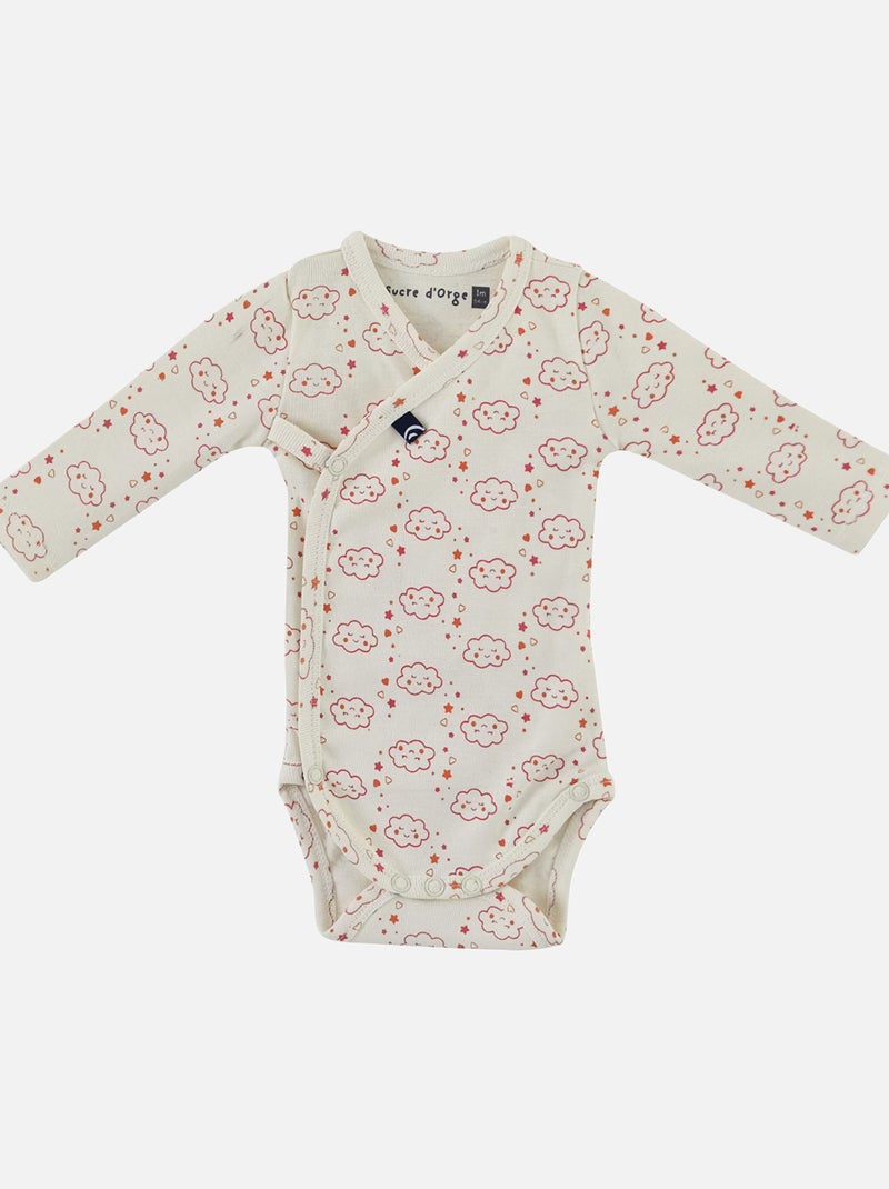 LOT DE 2 BODIES OUVERTURE DEVANT ELENORA Rose - Kiabi