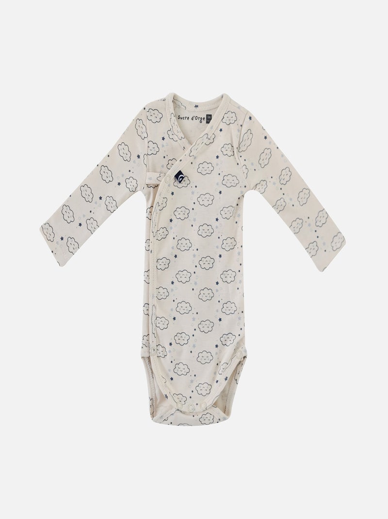 LOT DE 2 BODIES OUVERTURE DEVANT EWEN Bleu - Kiabi