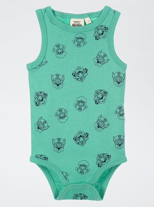 Lot de 2 bodies 'Pat patrouille' sans manches en coton - Kiabi