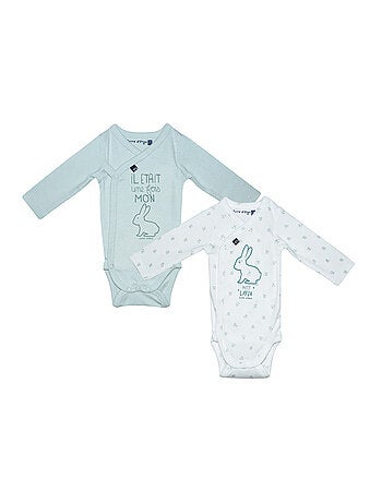 Lot de 2 bodies patrizio ouverture devant