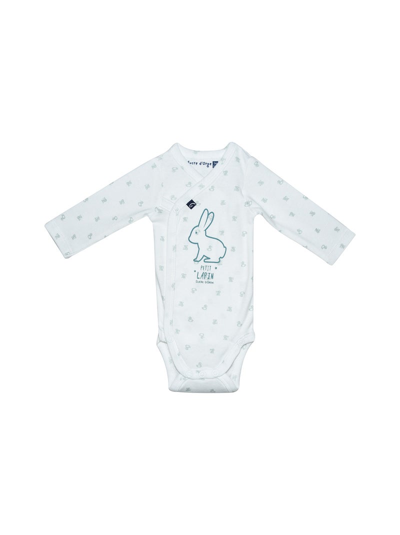 Lot de 2 bodies patrizio ouverture devant Vert - Kiabi