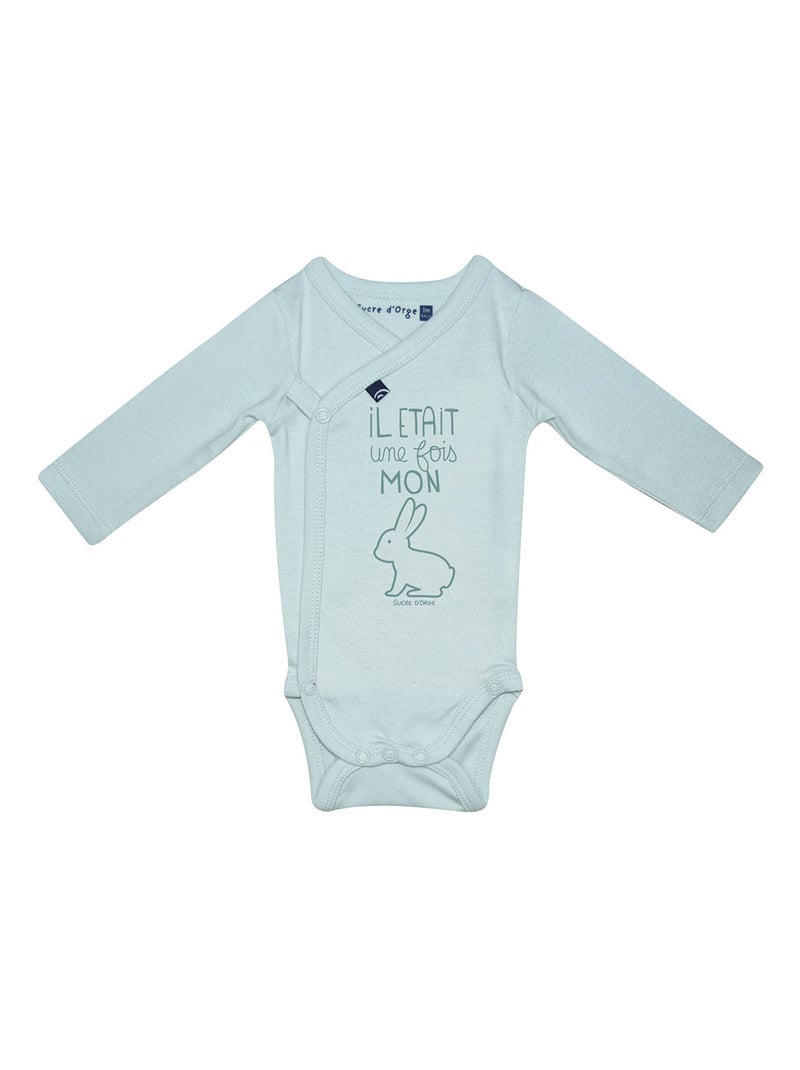 Lot de 2 bodies patrizio ouverture devant Vert - Kiabi