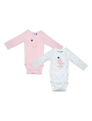 Lot de 2 bodies pauliana ouverture devant