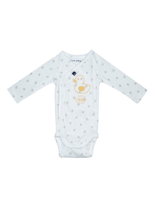 Lot de 2 bodies petia ouverture devant - Kiabi