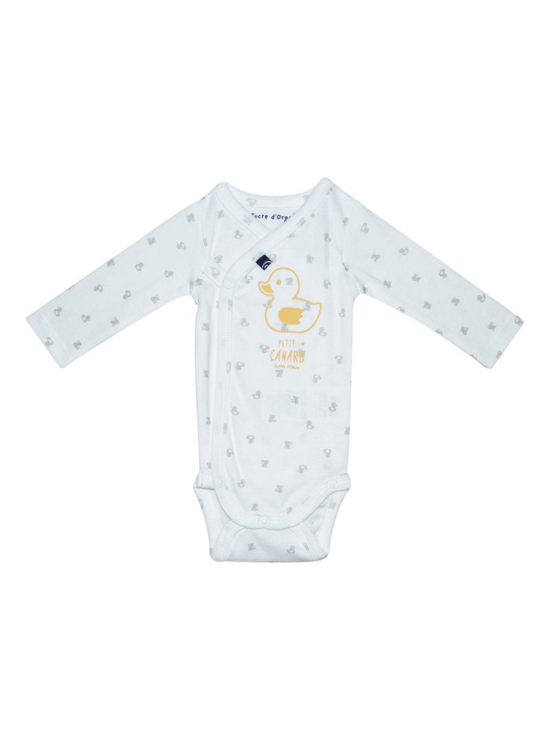Lot de 2 bodies petia ouverture devant Gris - Kiabi