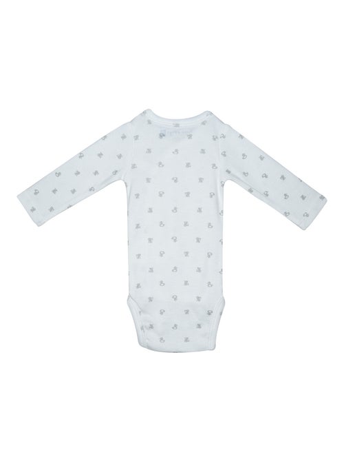 Lot de 2 bodies petia ouverture devant - Kiabi