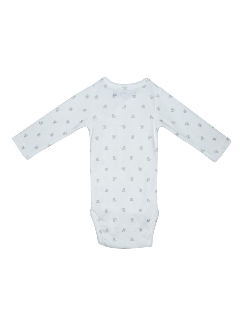 Lot de 2 bodies petia ouverture devant Gris - Kiabi