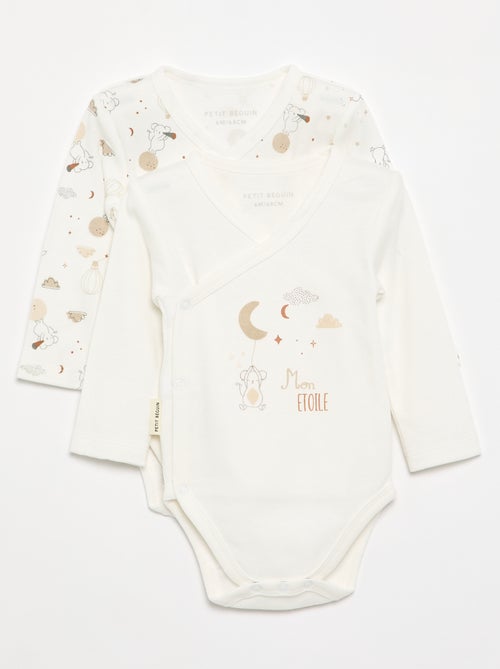 Lot de 2 bodies 'Petit Béguin' - Kiabi Lot de 2 bodies 'Petit Béguin' - Kiabi