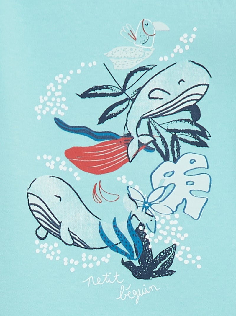 Lot de 2 bodies  'Petit Béguin' Bleu - Kiabi