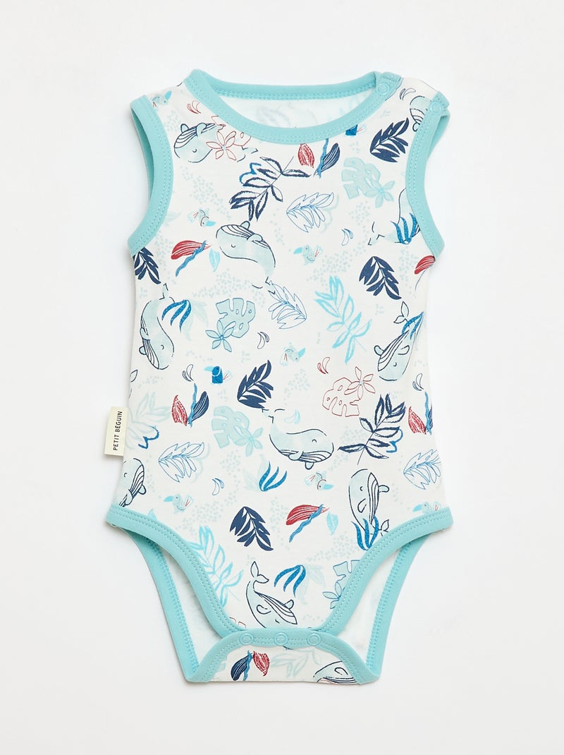 Lot de 2 bodies  'Petit Béguin' Bleu - Kiabi