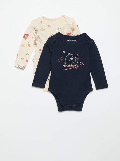 Lot de 2 bodies 'Petit Béguin' - Kiabi Lot de 2 bodies 'Petit Béguin' - Kiabi