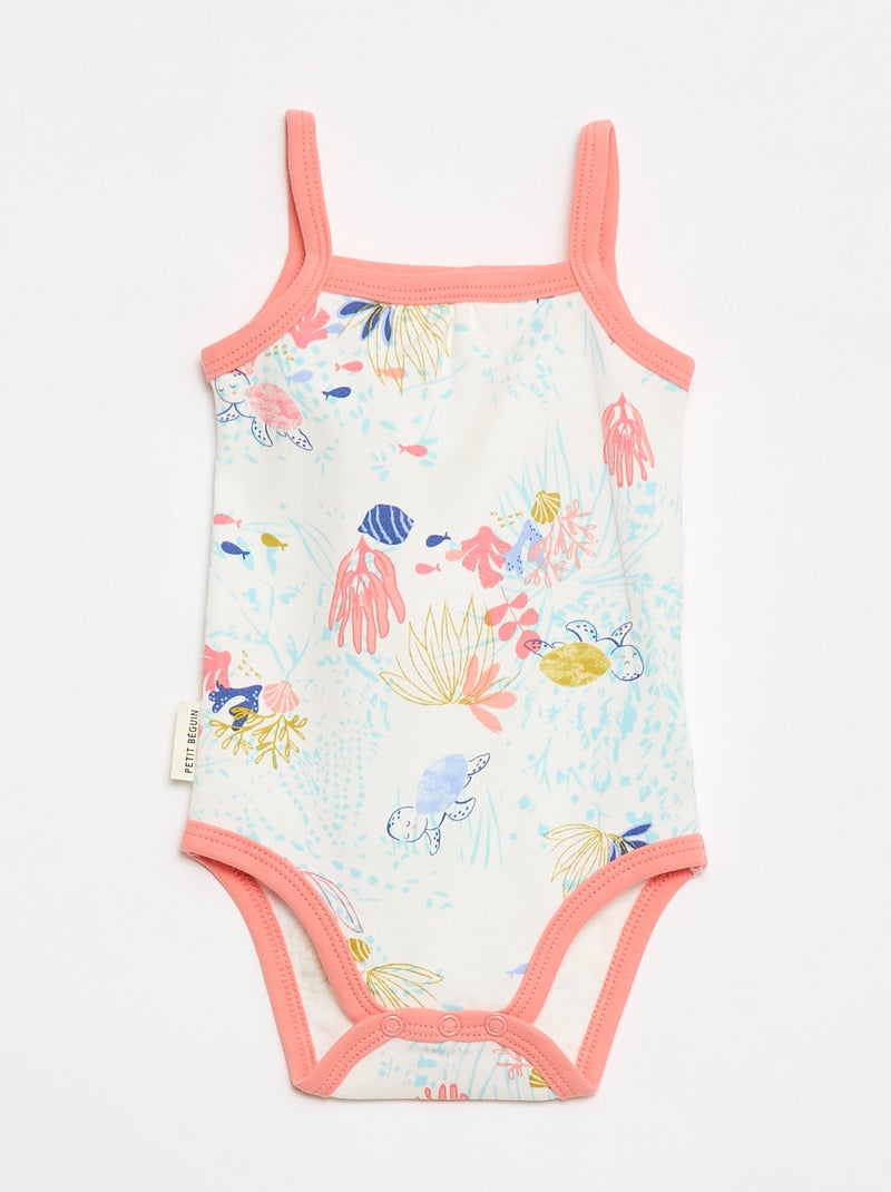 Lot de 2 bodies 'Petit Béguin' Rose - Kiabi