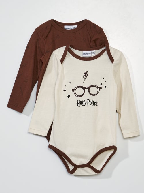 Lot de 2 bodies pur coton 'Harry Potter' - Kiabi