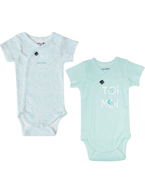LOT DE 2 BODIES RESKI MANCHES COURTES - Kiabi