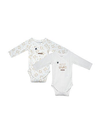 Lot de 2 bodies Roann manches longues