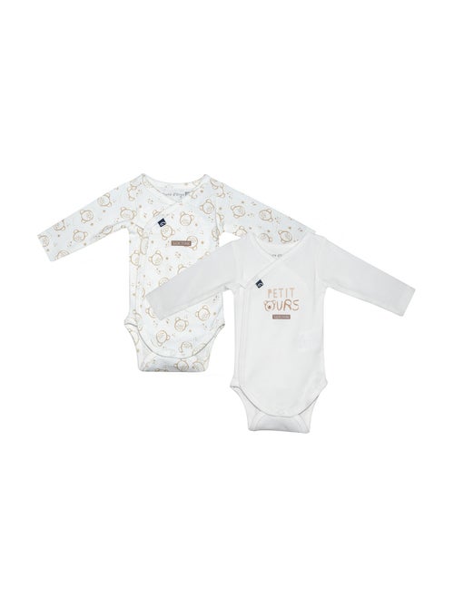 Lot de 2 bodies Roann manches longues - Kiabi