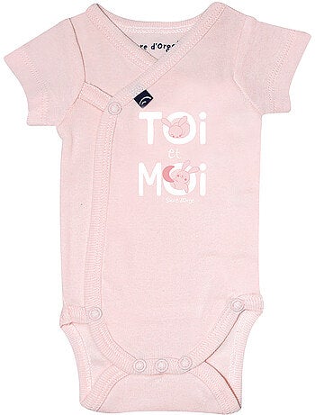 LOT DE 2 BODIES ROZELLA MANCHES COURTES