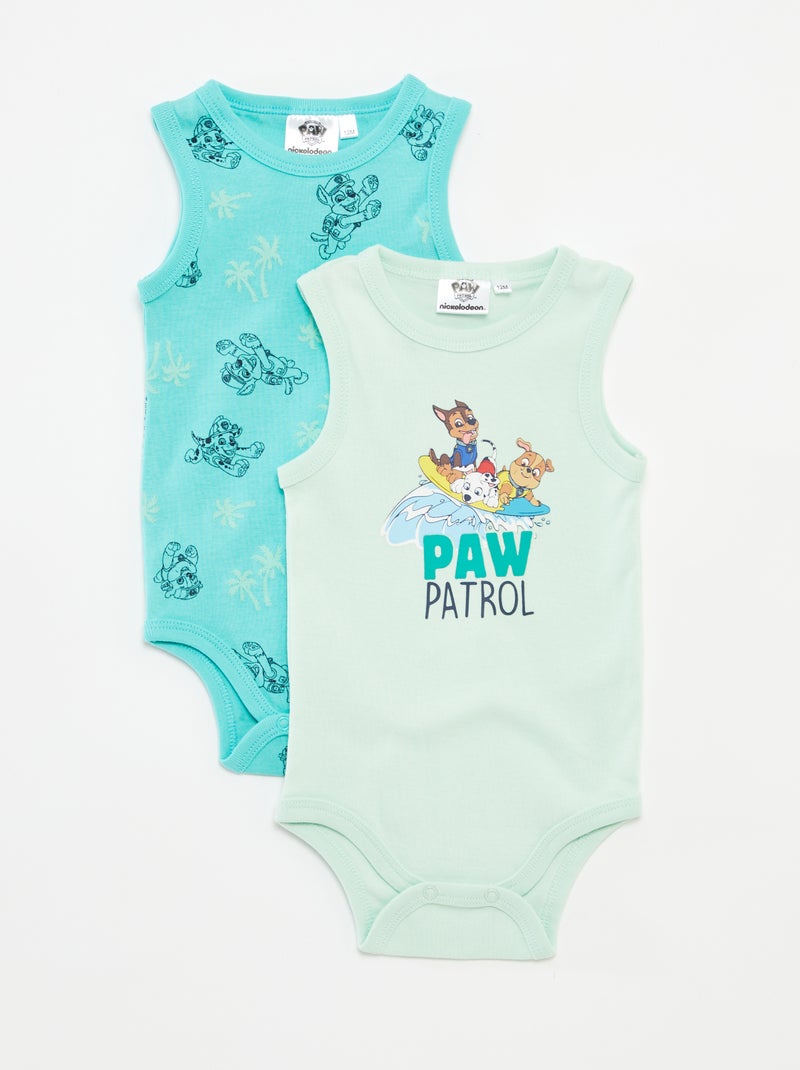 Lot de 2 bodies sans manches 'Pat Patrouille' BLEU - Kiabi