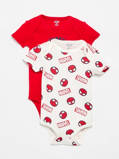 Lot de 2 bodies 'Spider-Man' 'Marvel' - Kiabi