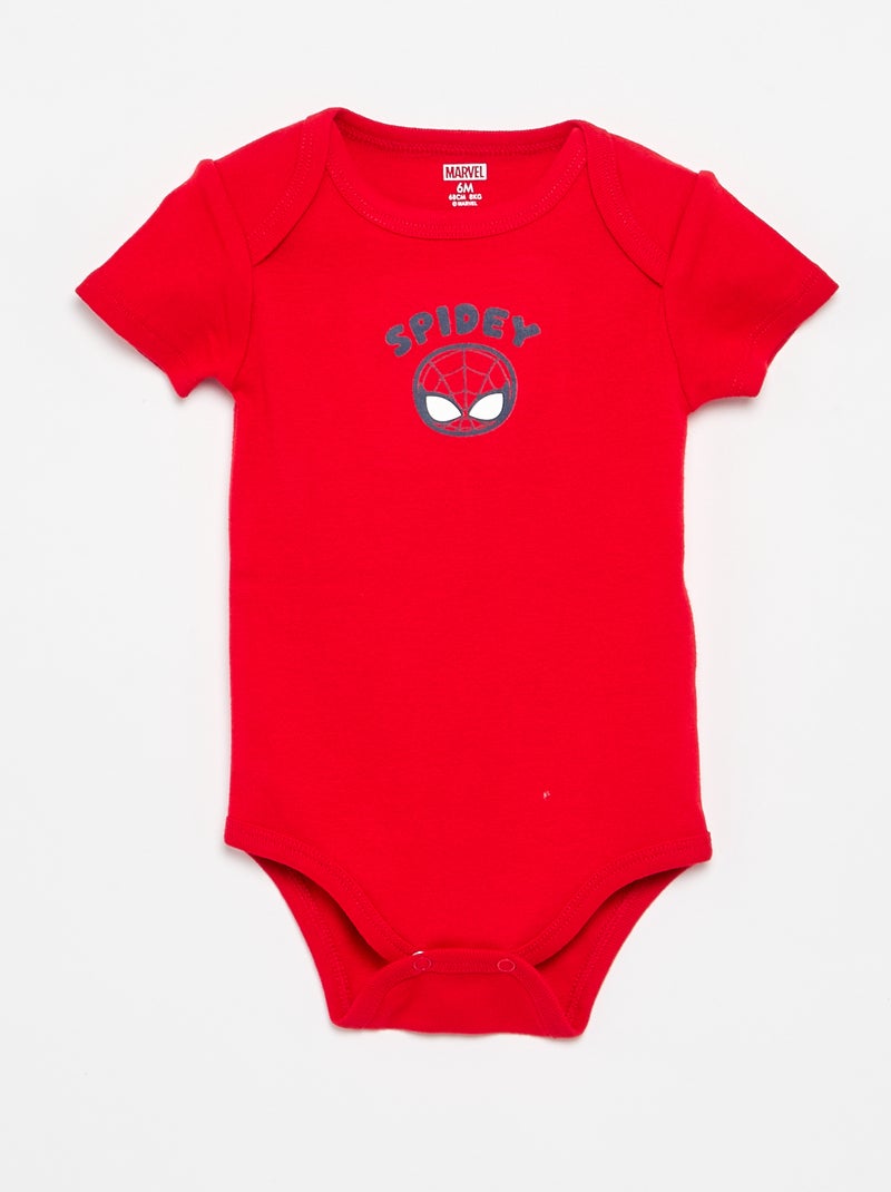 Lot de 2 bodies 'Spider-Man' 'Marvel' Blanc - Kiabi