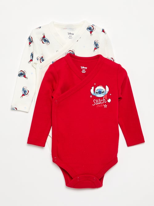 Lot de 2 bodies 'Stitch' 'Disney' - Kiabi Lot de 2 bodies 'Stitch' 'Disney' - Kiabi