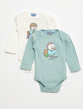 Lot de 2 bodies 'Tchoupi'